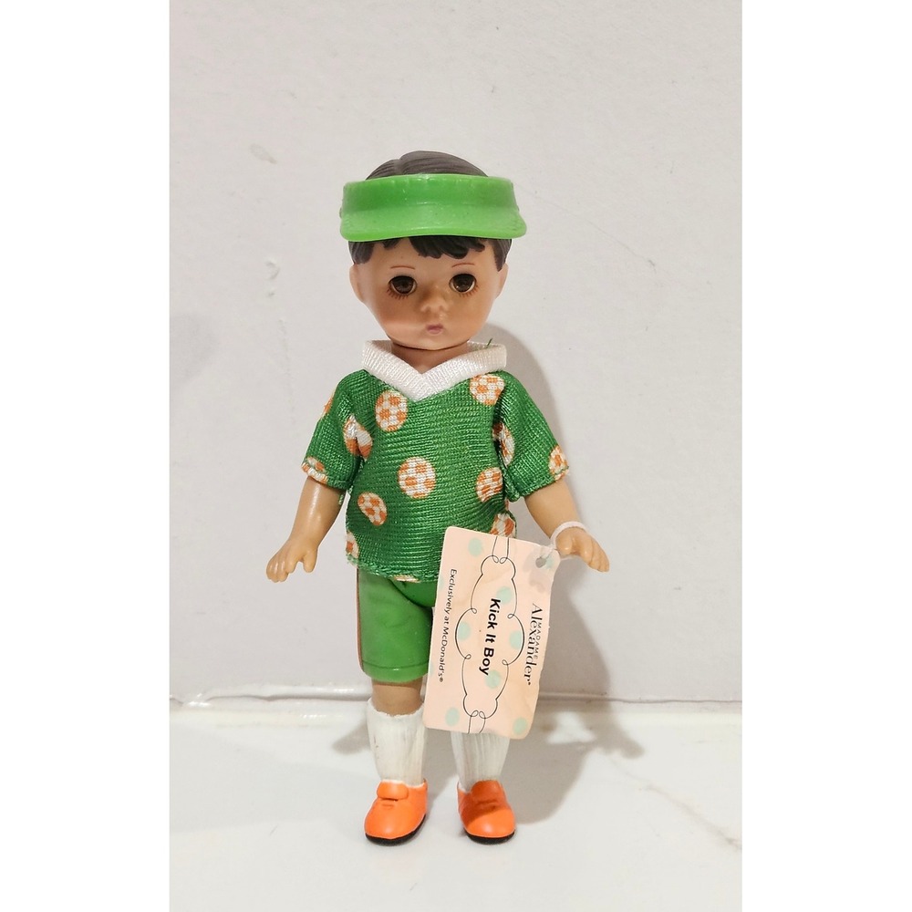 Madame Alexander Kick It Boy Doll 2005 McDonalds Happy Meal Soccer Green